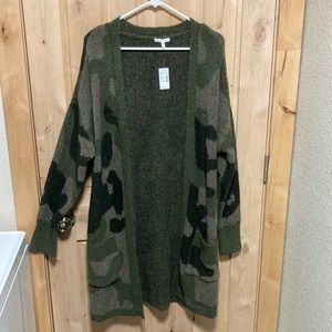 Maurice’s Camo Print Cardigan